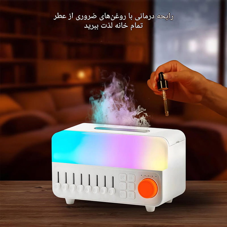 بخور و اسپیکر طبیعت مدل QUMOX A14