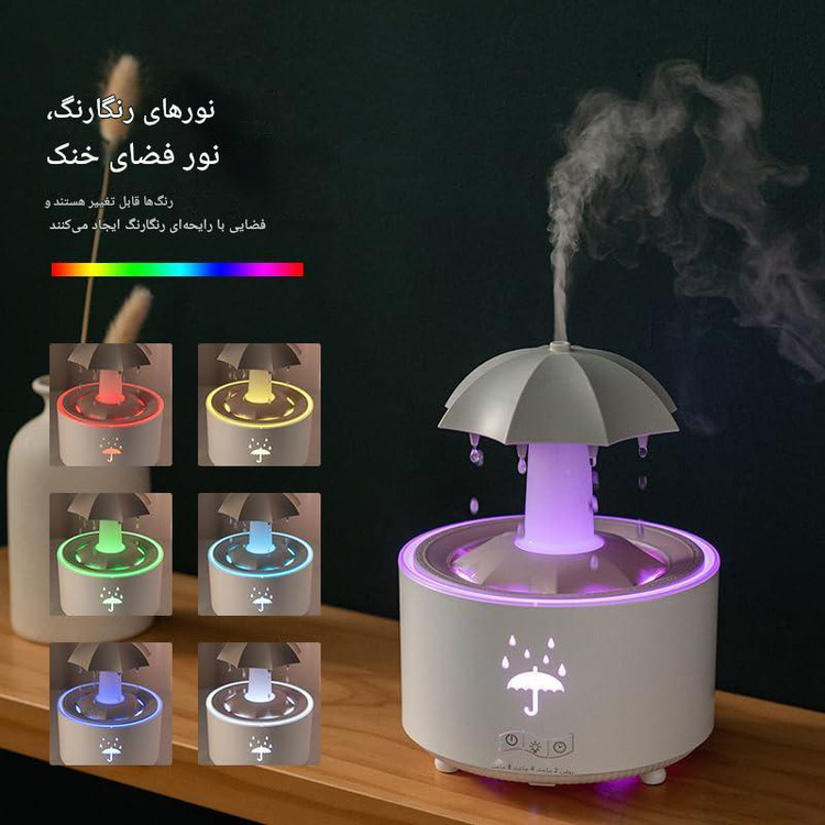 دستگاه بخور سرد و رطوبت ساز رومیزی طرح چتر