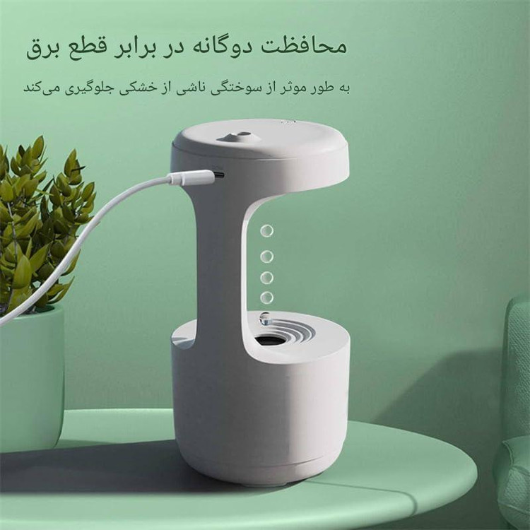 بخور ضد جاذبه با نمایش ساعت
